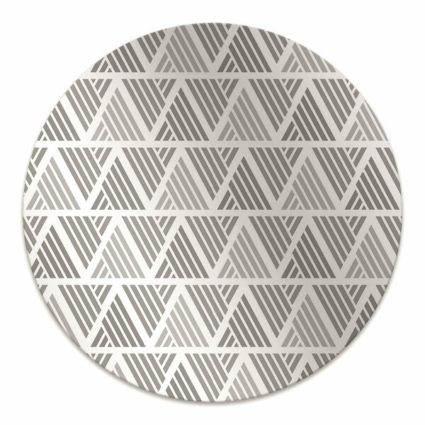 Tapete para cadeira de escritório Padrão triangular