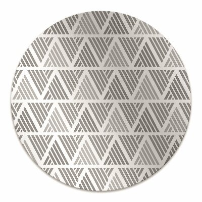 Tapete para cadeira de escritório Padrão triangular