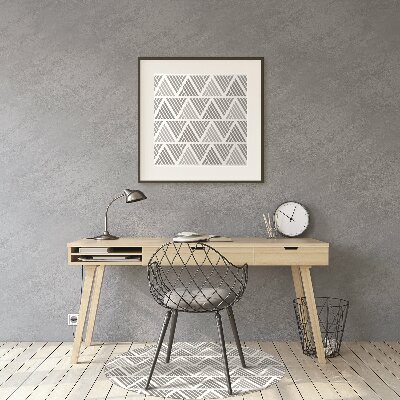 Tapete para cadeira de escritório Padrão triangular