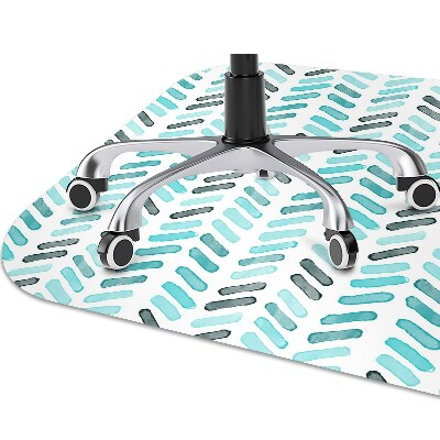 Tapete para cadeira de escritório espinha de peixe aquarela