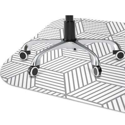 Tapete para escritório Cubos 3D cinza