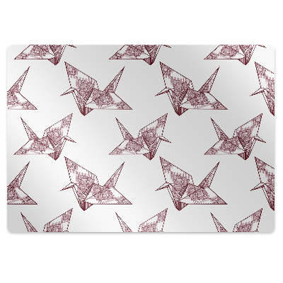 Tapete para escritório Pássaros de origami