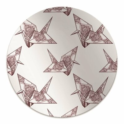 Tapete para escritório Pássaros de origami