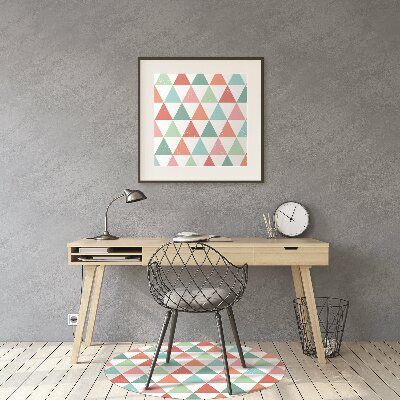 Tapete para escritório Triângulos coloridos