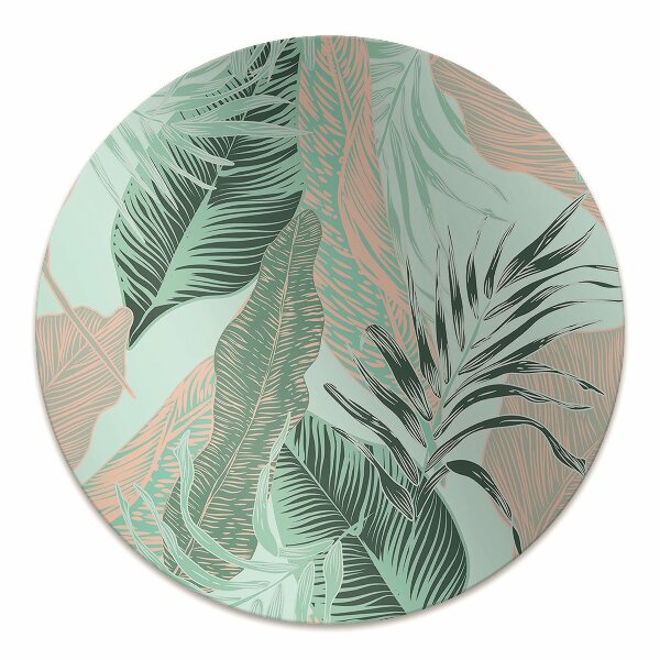 Tapete para cadeira de escritório Folhas tropicais