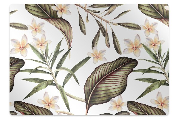 Tapete para escritório Folhas e flores