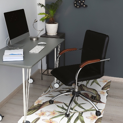 Tapete para escritório Folhas e flores