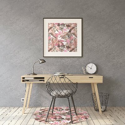 Tapete para escritório Flor tropical