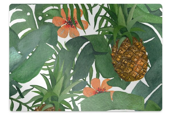 Tapete escritório Abacaxi tropical