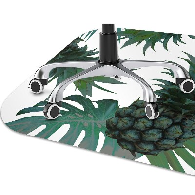 Tapete para cadeira de escritório Abacaxis verdes