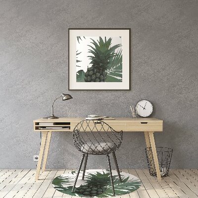 Tapete para cadeira de escritório Abacaxis verdes
