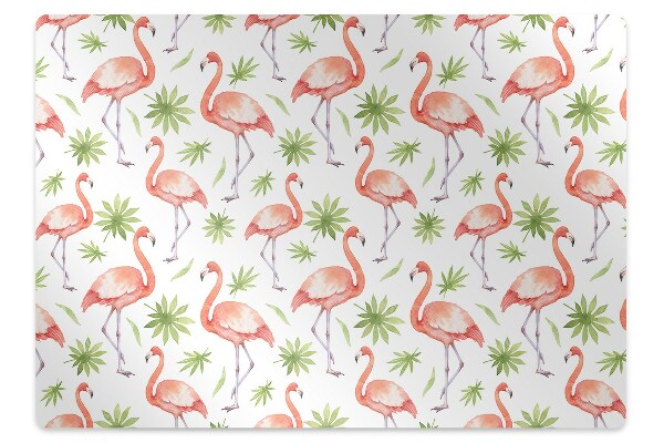 Tapete para escritório Flamingos