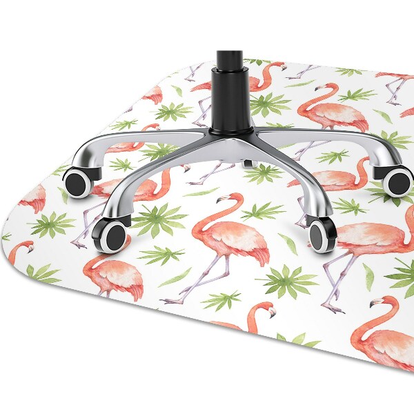 Tapete para escritório Flamingos
