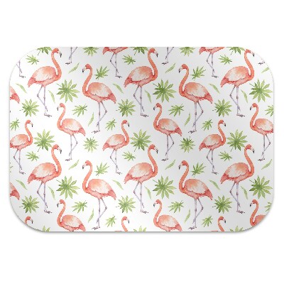 Tapete para escritório Flamingos