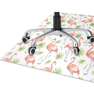 Tapete para escritório Flamingos