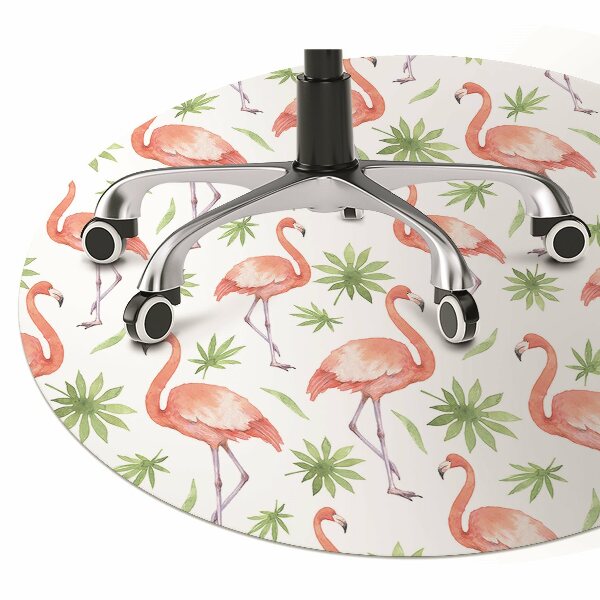 Tapete para escritório Flamingos
