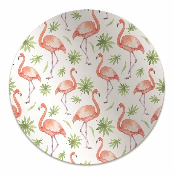 Tapete para escritório Flamingos