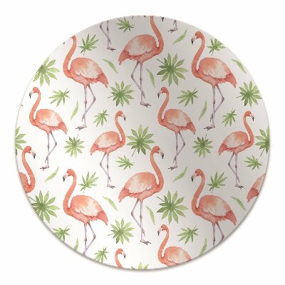 Tapete para escritório Flamingos