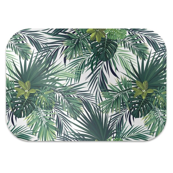 Tapete para cadeira de escritório Folhas tropicais