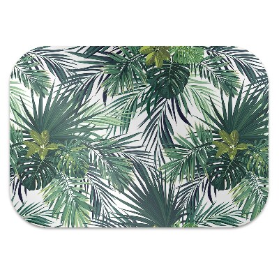 Tapete para cadeira de escritório Folhas tropicais