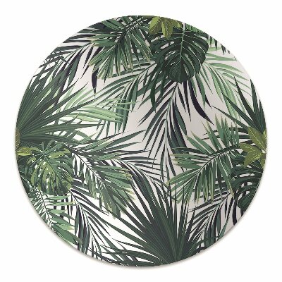 Tapete para cadeira de escritório Folhas tropicais