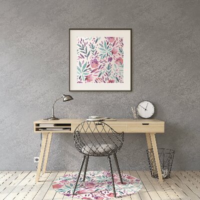 Tapete para cadeira de escritório Papoulas vintage