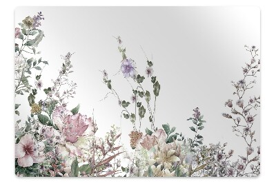 Tapete para cadeira de escritório Jardim pastel