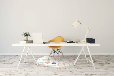 Tapete para escritório Pardais pintados