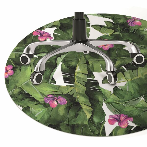 Tapete para escritório Hibisco