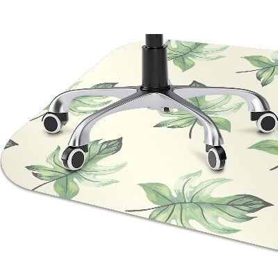 Tapete para escritório Folhas tropicais