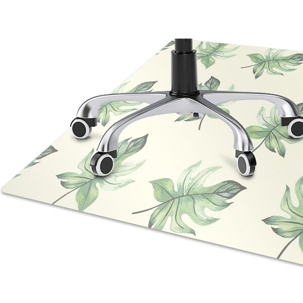 Tapete para escritório Folhas tropicais