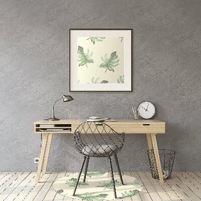 Tapete para escritório Folhas tropicais