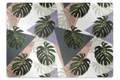 Tapete para escritório Padrão Monstera