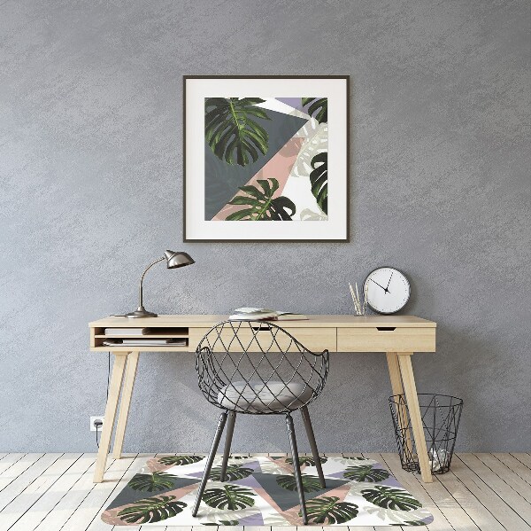 Tapete para escritório Padrão Monstera