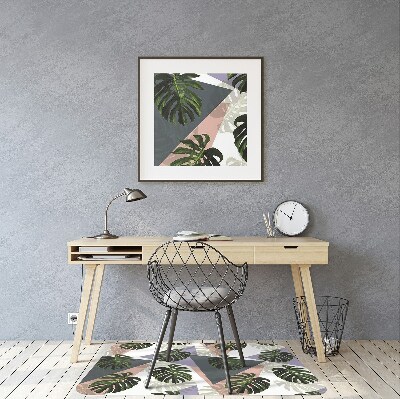 Tapete para escritório Padrão Monstera