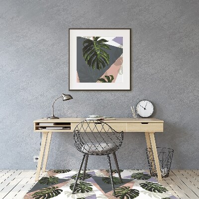 Tapete para escritório Padrão Monstera