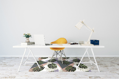 Tapete para escritório Padrão Monstera