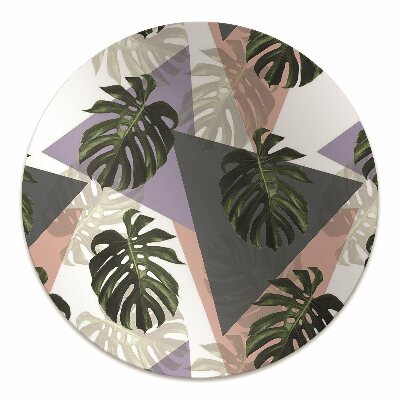 Tapete para escritório Padrão Monstera