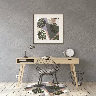 Tapete para escritório Padrão Monstera