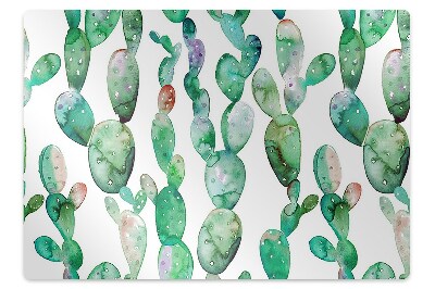Tapete escritório Cactos em aquarela