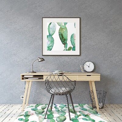 Tapete escritório Cactos em aquarela