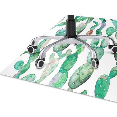 Tapete escritório Cactos em aquarela