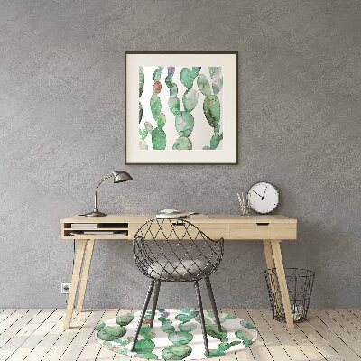 Tapete escritório Cactos em aquarela