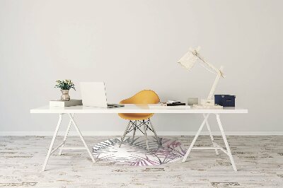 Tapete para escritório Folhas cor de rosa