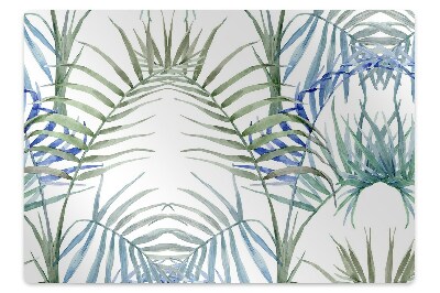 Tapete escritório Folhas tropicais