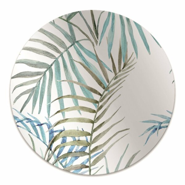 Tapete para cadeira de escritório Folhas tropicais