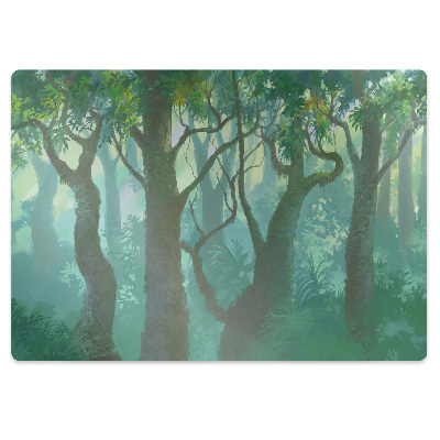 Tapete para cadeira de escritório Floresta escura