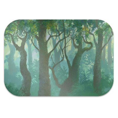 Tapete para cadeira de escritório Floresta escura