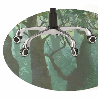 Tapete para cadeira de escritório Floresta escura