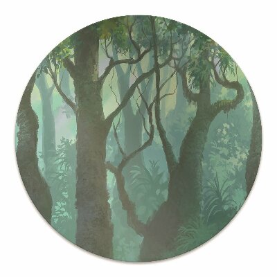 Tapete para cadeira de escritório Floresta escura